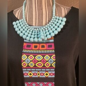 NEWT AZTECA BLACK MAXI DRESS size S